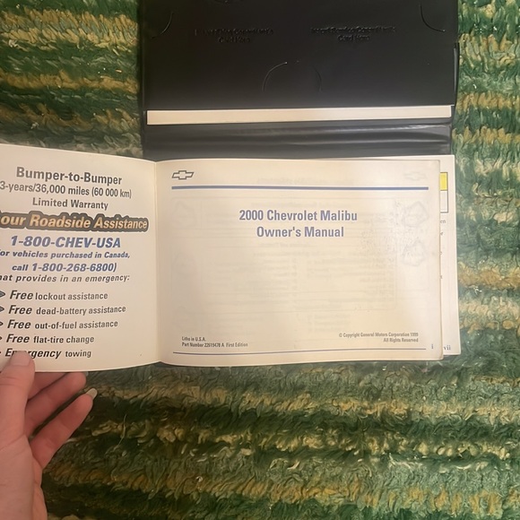 2000 Chevrolet Malibu owner’s Manual - Picture 7 of 12